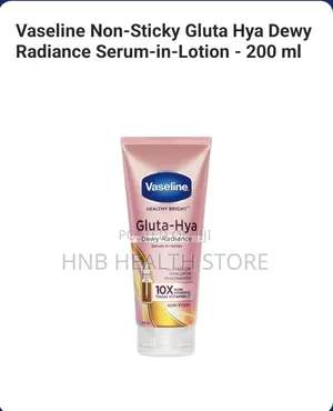 Vasiline Gluta Hya Smooth Radiant.