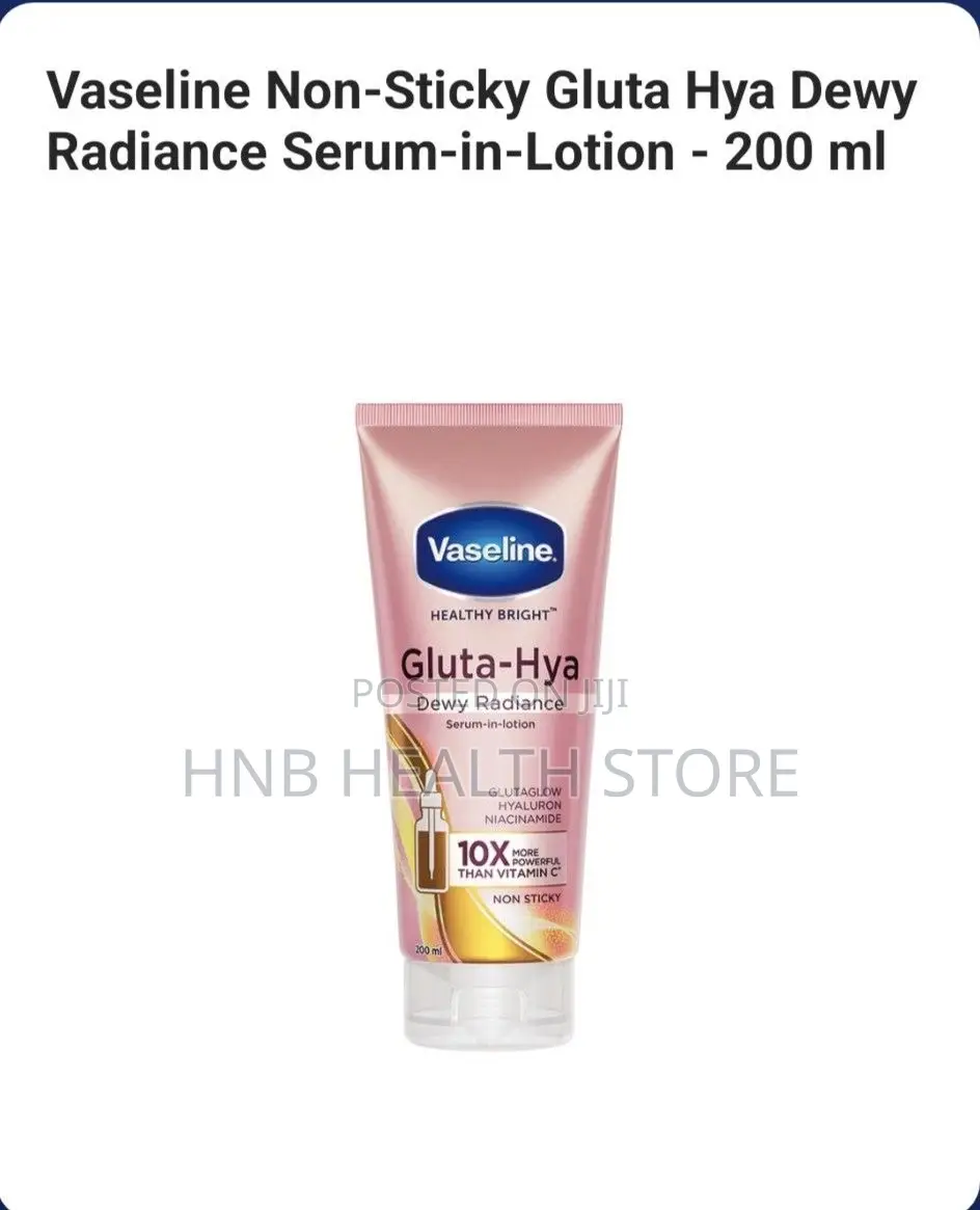 Vasiline Gluta Hya Smooth Radiant.
