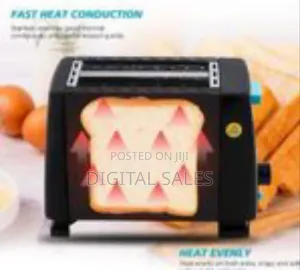 Raf Bread Toaster 2-Piece Breakfast Toasted Sandwich Toast Small Bread