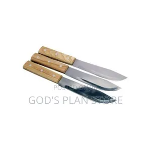Wooden Handle Kitchen Knives 12pcs