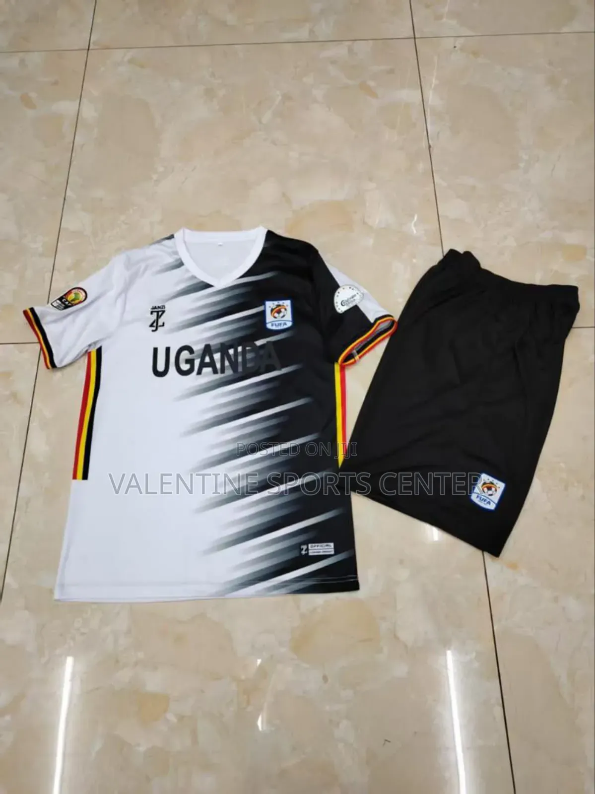 Fly Uganda Crane Jersey Original Material