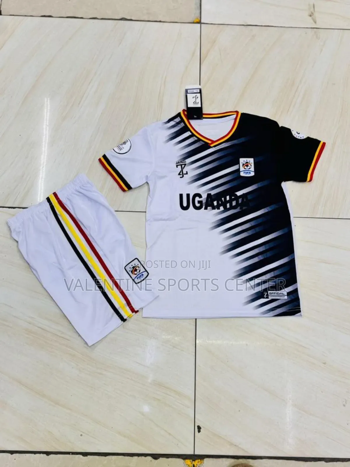 Fly Uganda Crane Jersey Original Material