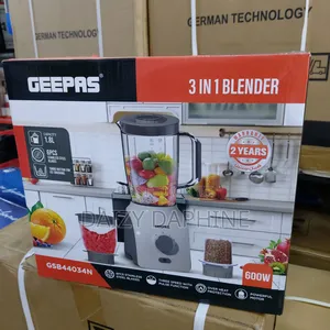 3 in 1 Geepas Electric Blender 600w
