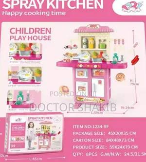New Kids Kitchen Play Set Pink
