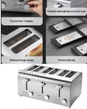 Commercial 6 Slices Bread Toaster Auto Pop-Up (Independent Extra