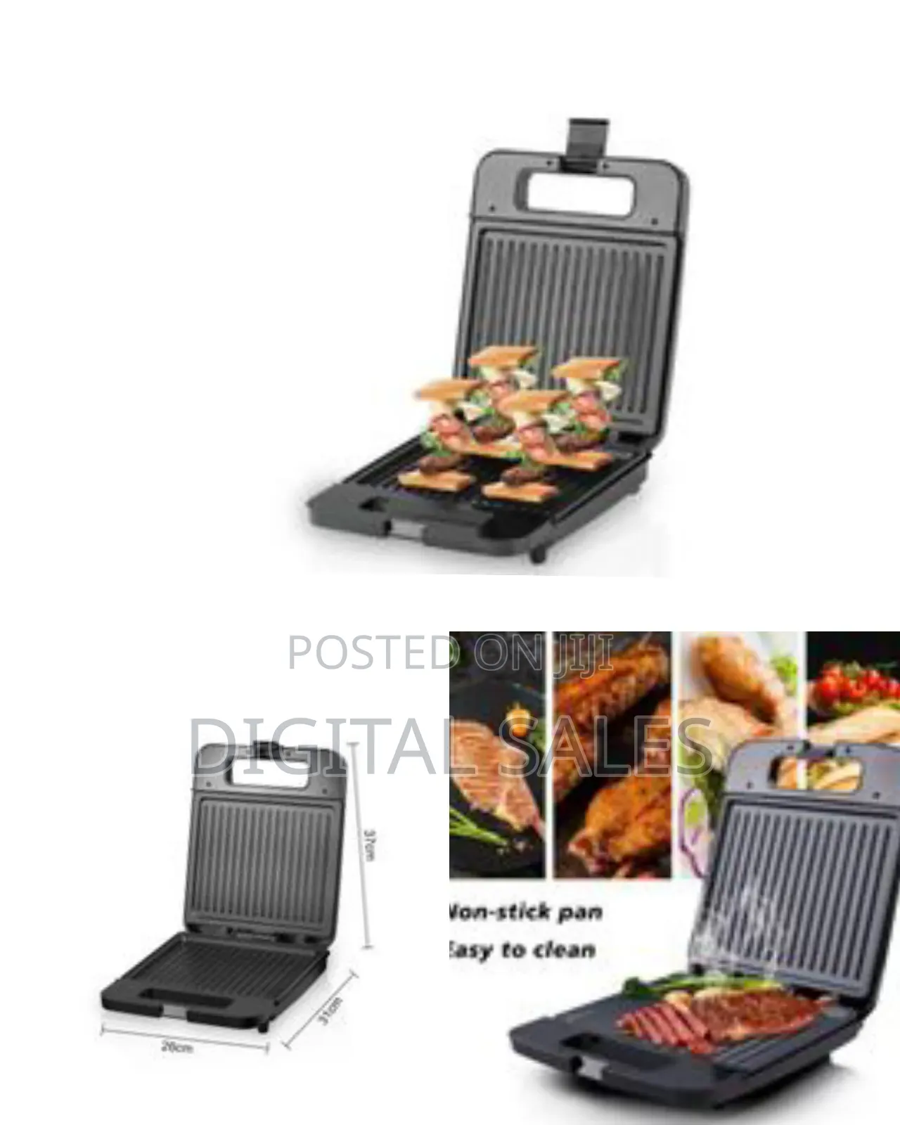 Raf Household Non Stick Coating Plate Electric Breakfast Bread