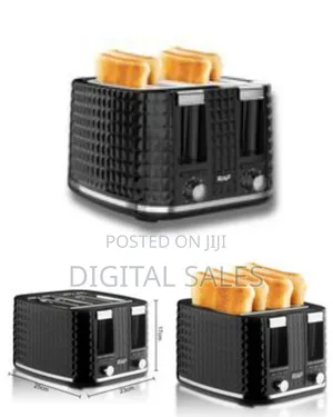 Raf Household 4 Slice Bread Toaster Strong Power Multifunction Toaster