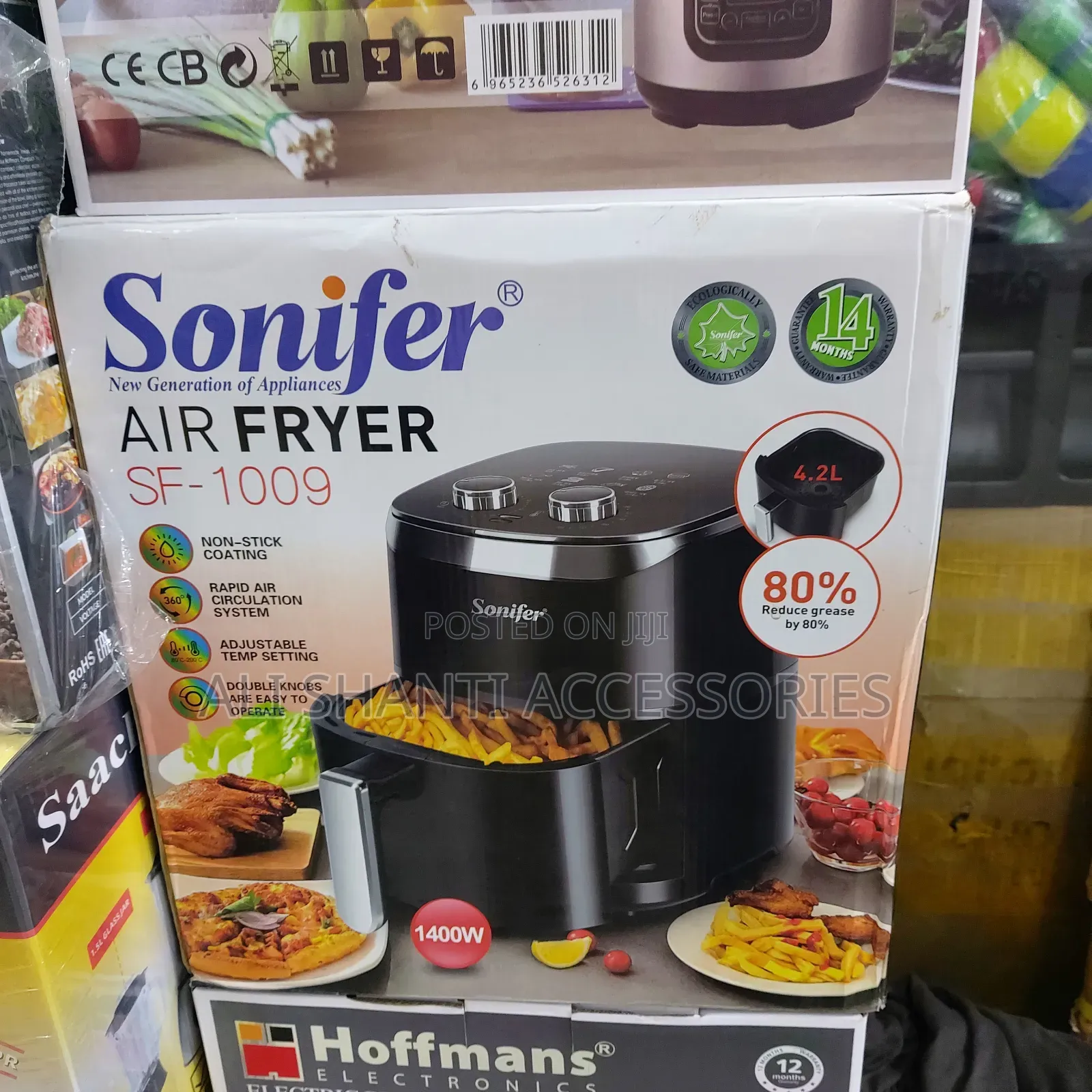 Sonifer Electric Air Fryer 1400w