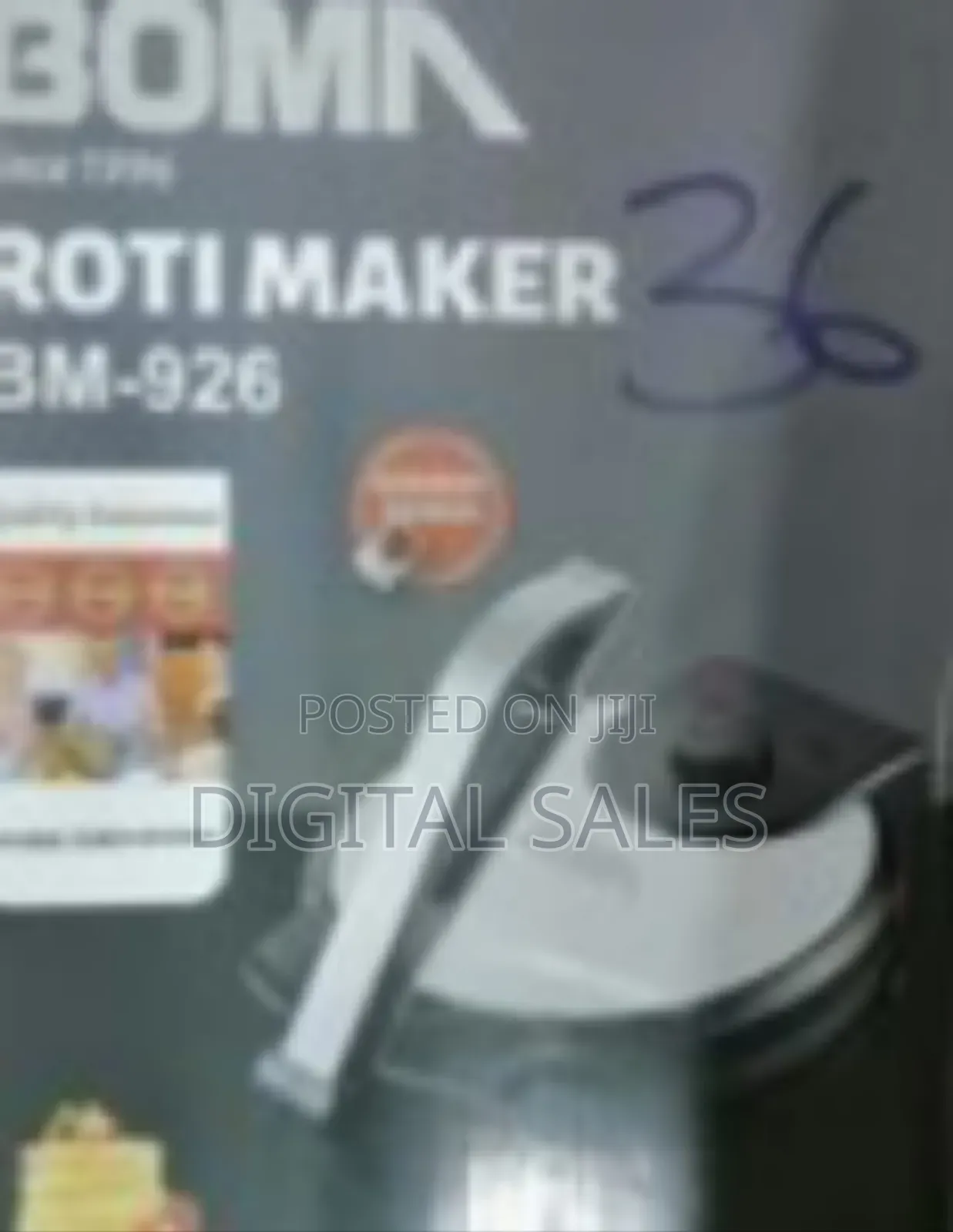 Boma Non-stick Pancake Roti Maker Pita Making Machine With Led