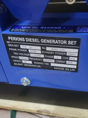 Diesel Generator Perkins 10kva