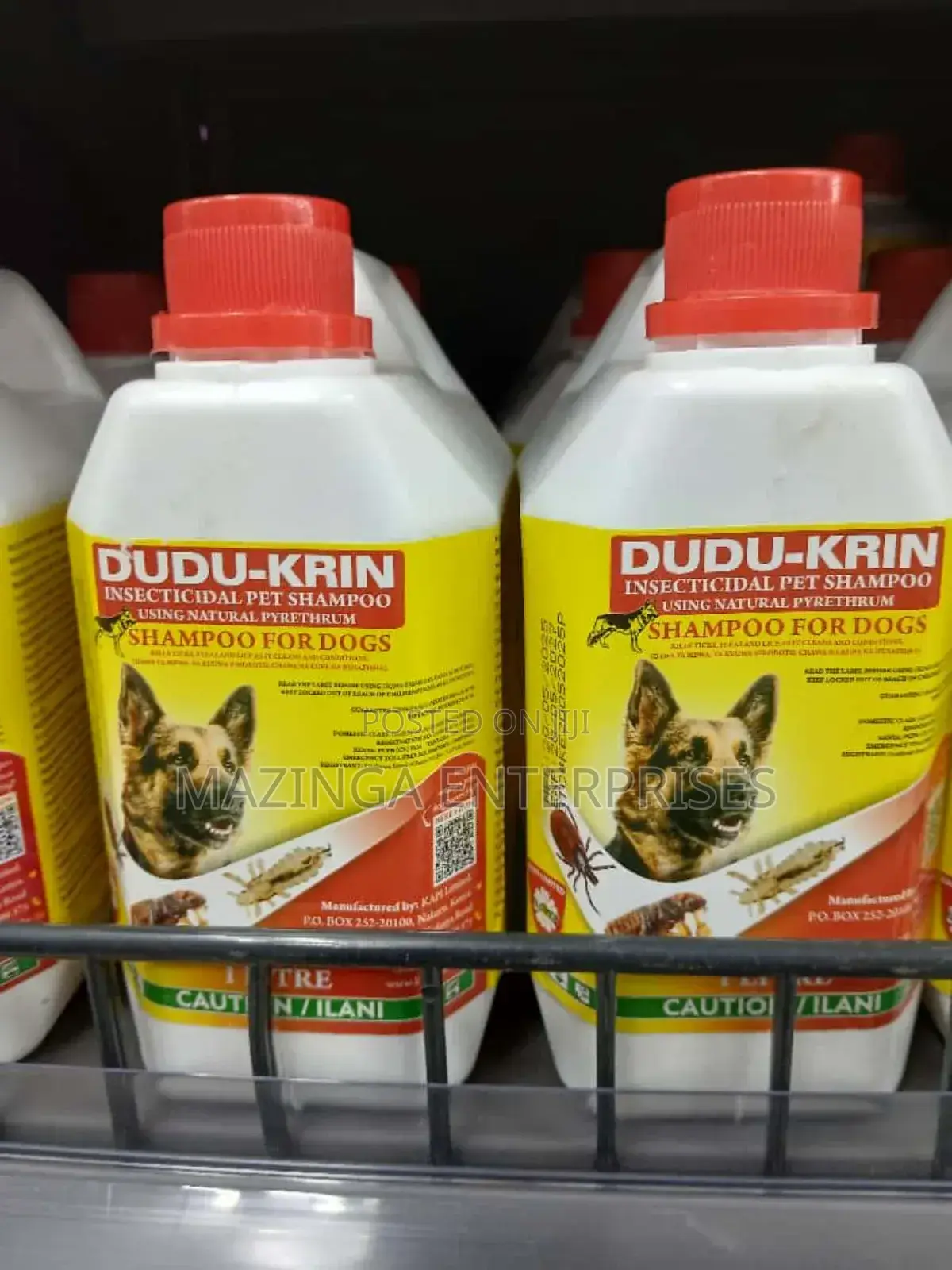 Dudukrin 1litre Insecticidal Shampoo for Dogs