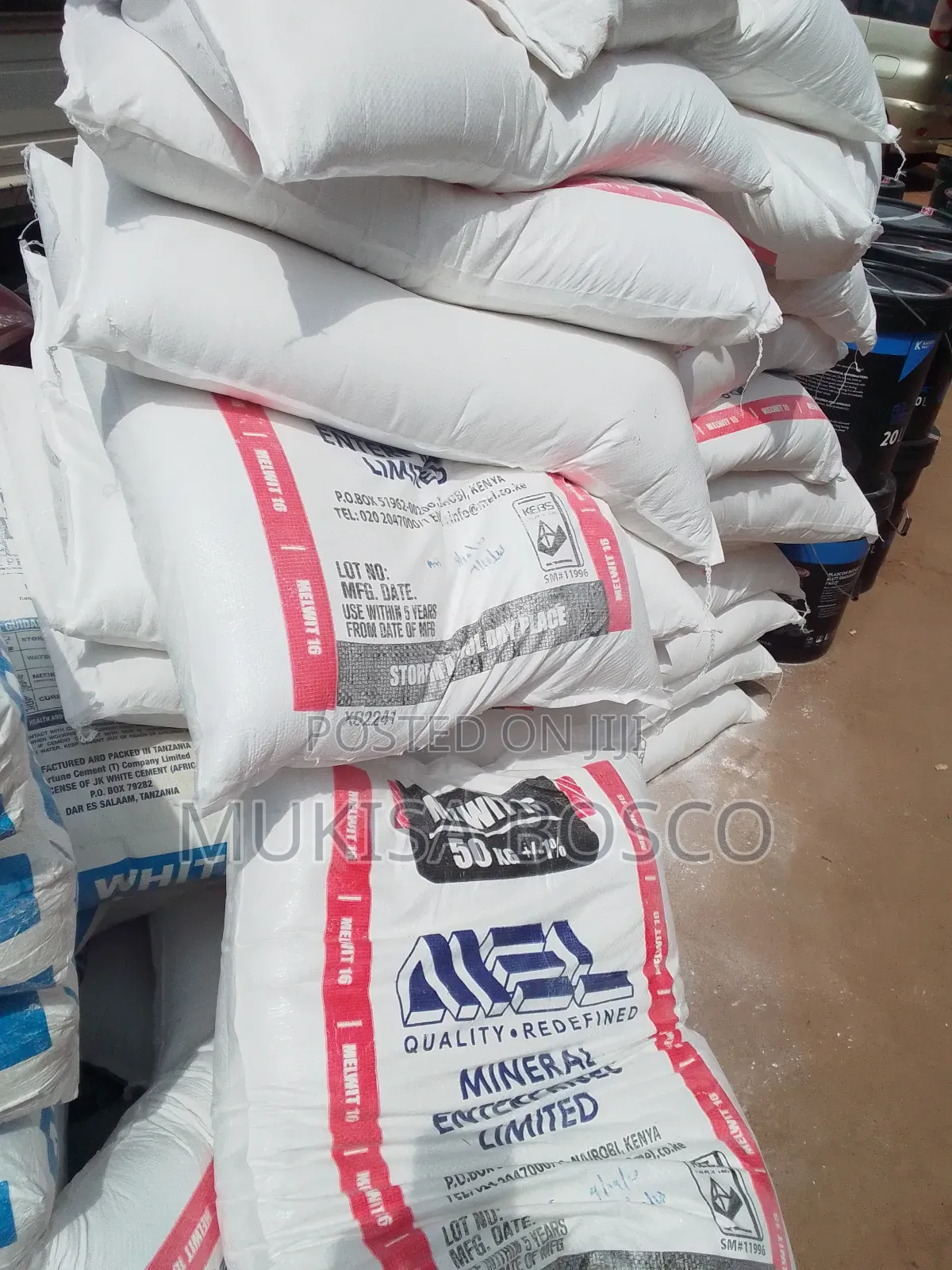 White Cement and Ordinary Cement.