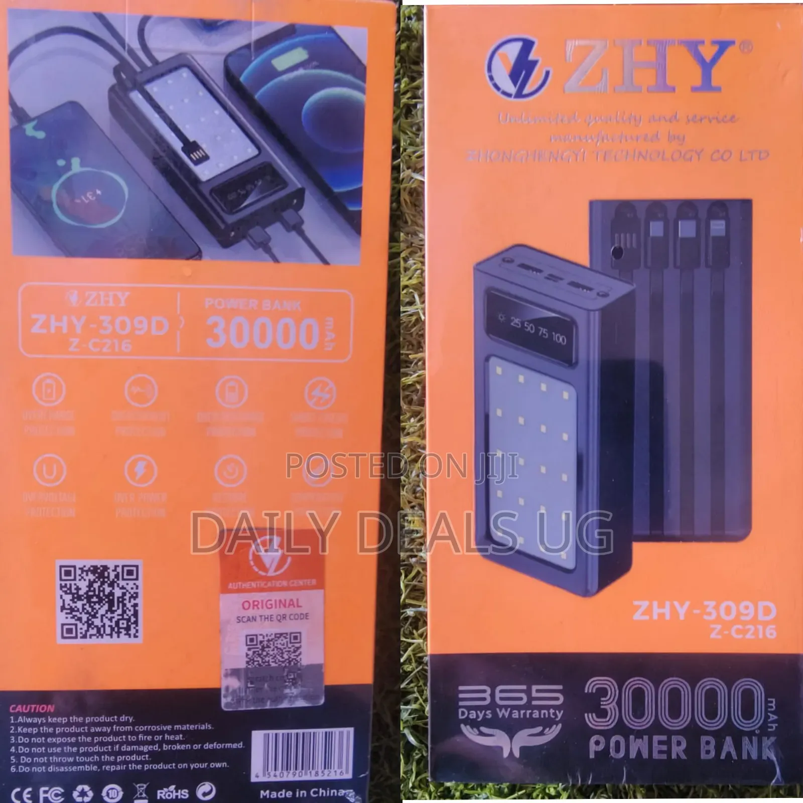 Zhy-309d 30000mah Power Bank
