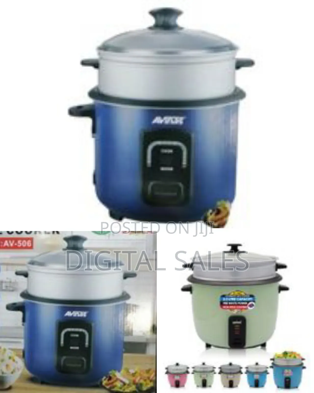 Avinas 6l Electric Pot Style Rice Cooker Steamer Multicooker
