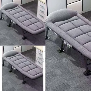 Portable Folding Bed, a Sturdy Iron Frame
