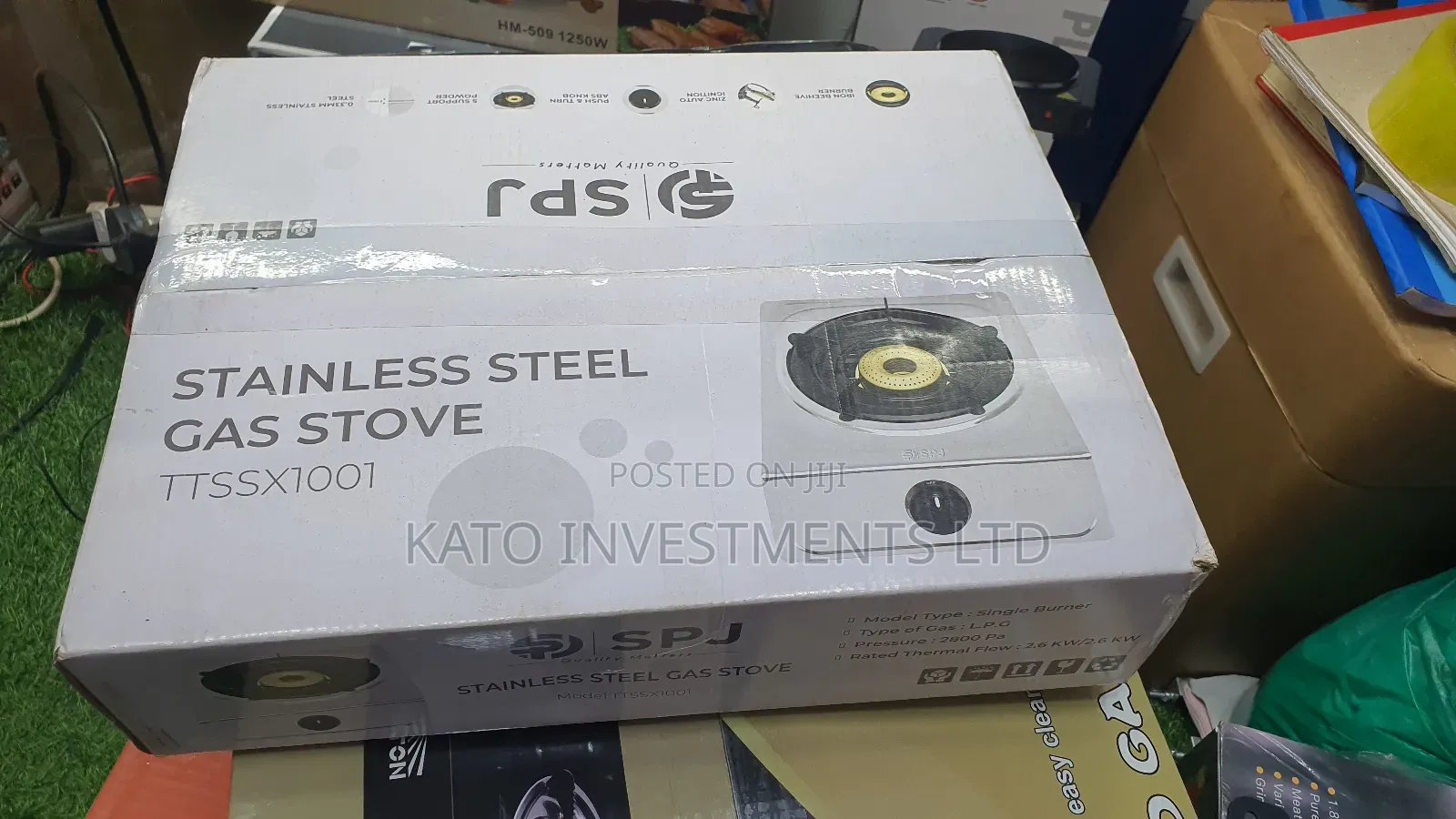 Stainless Steel Single Gas Burner Stove