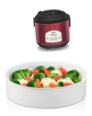 Saachi 1.8 Litres Electric Rice Cooker With Steamer Saucepan-