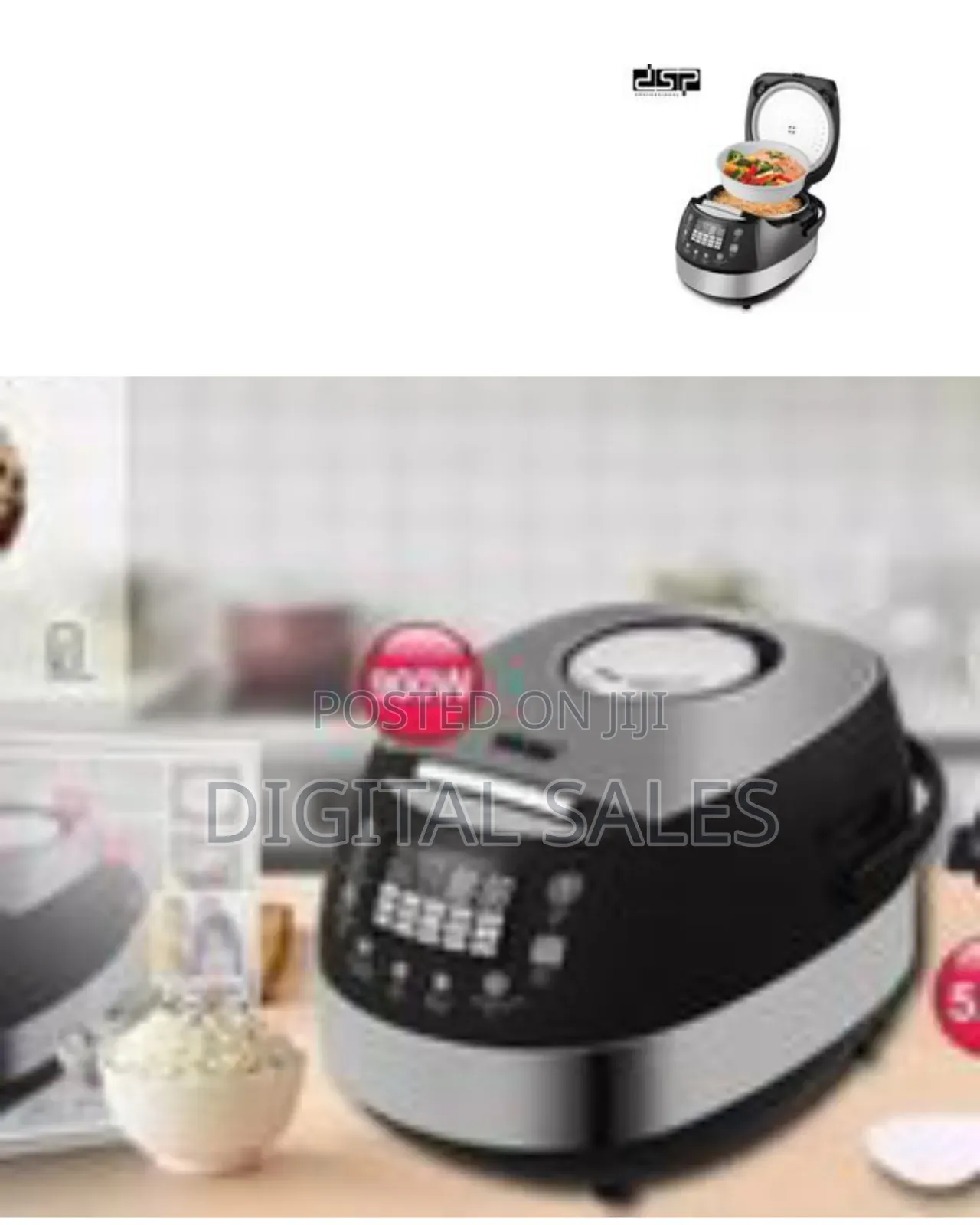 DSP 5 Litre Digital Smart Steam
