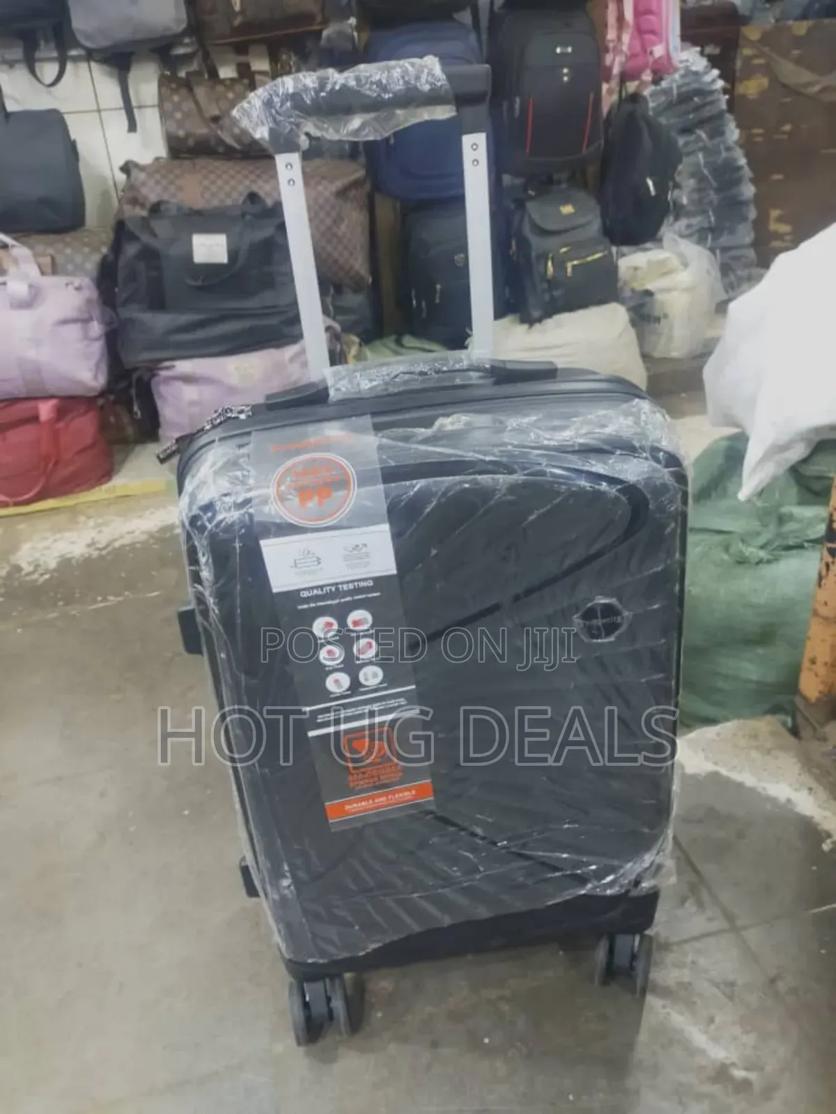 Small Size Waterproof Rubber Plastic Travel Suitcase