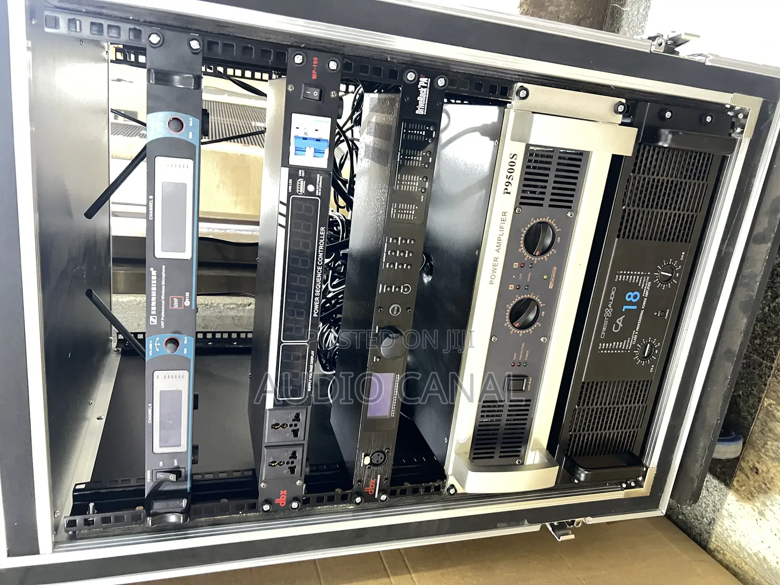 Complete Rack With Amplifiers