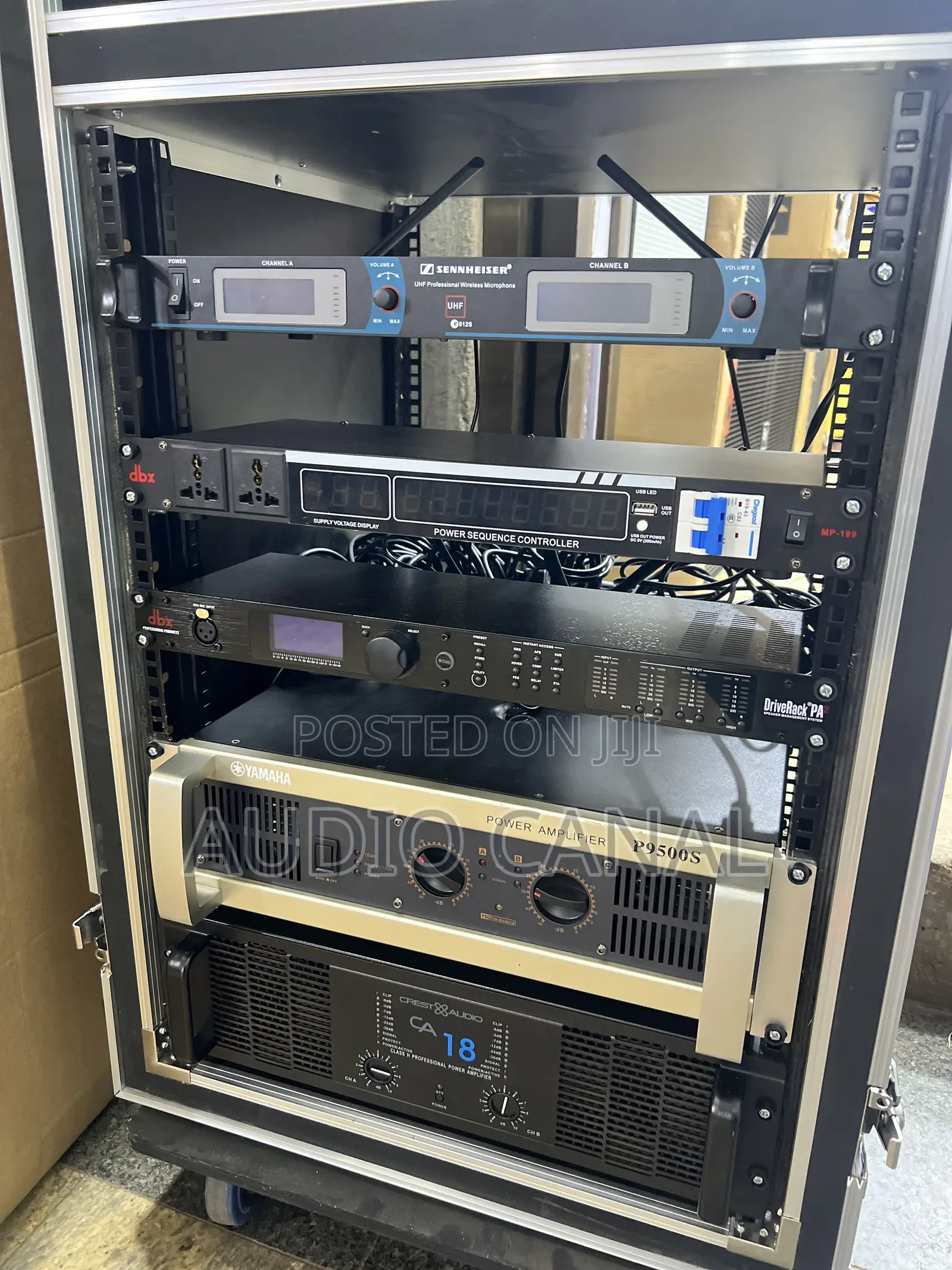 Complete Rack With Amplifiers