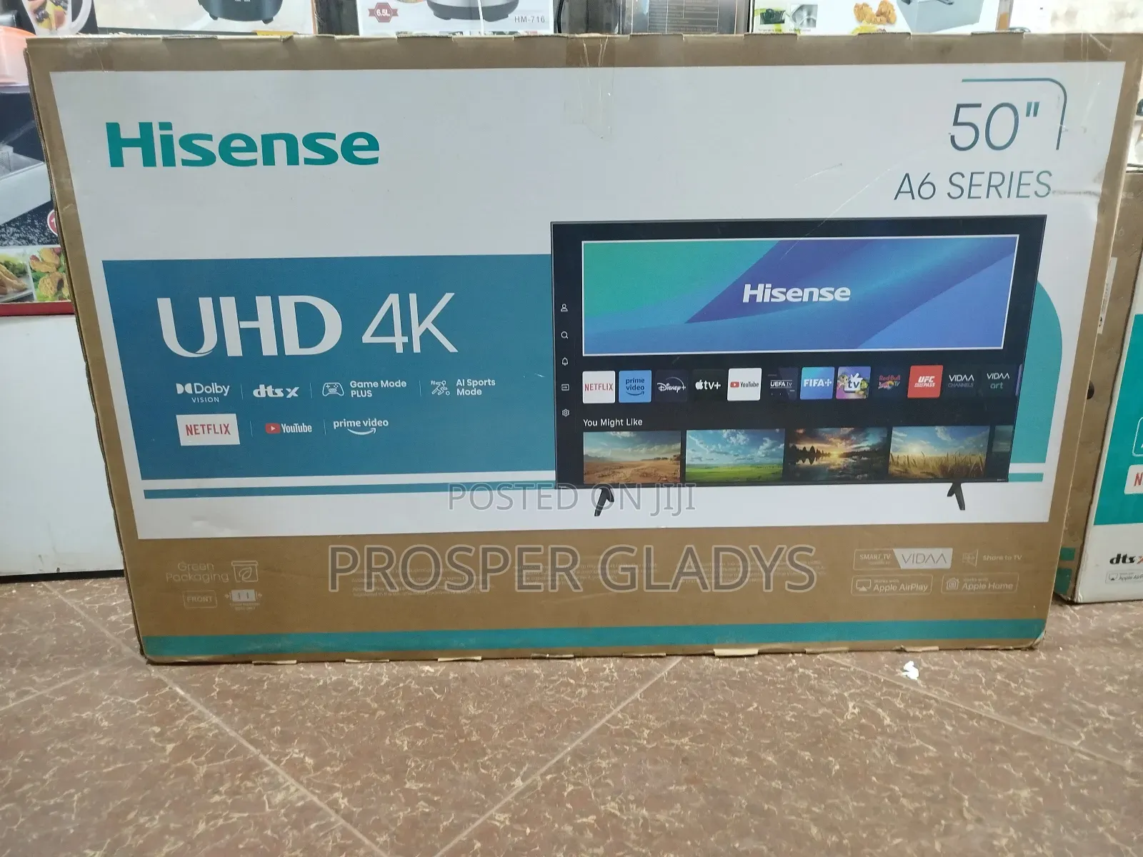 Hisense 50 Smart Uhd Digital Flat Screen Flameless
