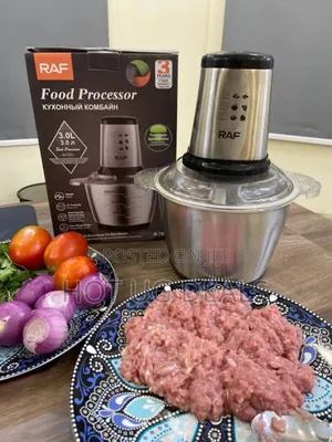 Raf 3l Stainless Steel Meat Grinder Chopper Food Processor