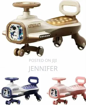 Kids Astronaut-Themed Swing Car
