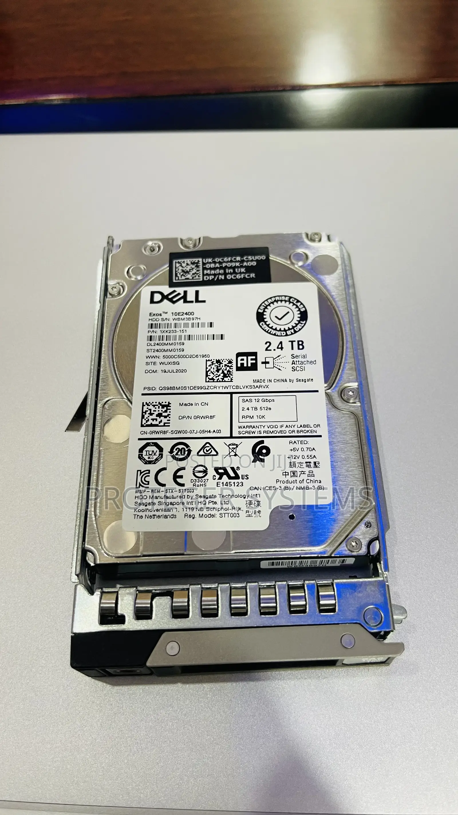 Dell 2.4tb SFF 2.5-Inch Server Sas Drive