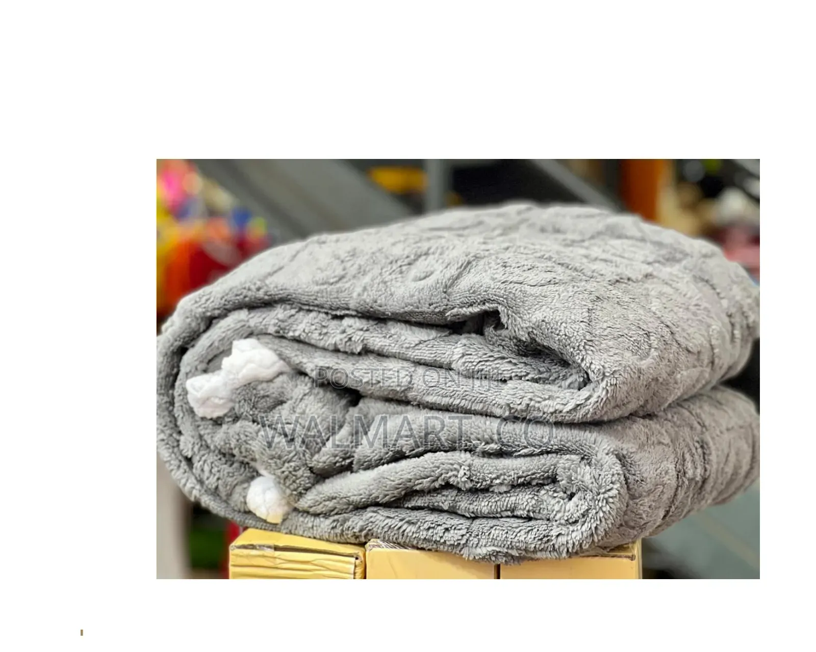 Tufted Fleece Blanket Print
