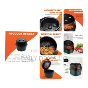 8litre Oil Free Stainless Steel Electric Deep Electric Hot Air Fryer