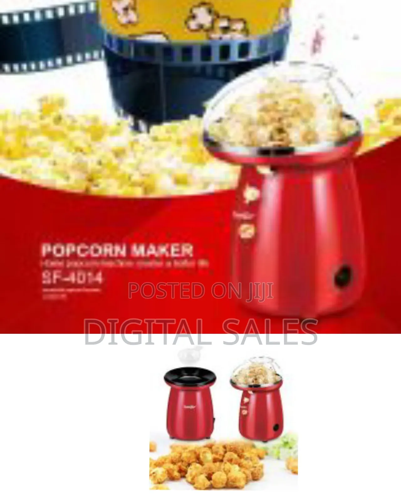 Sonifer Electric Popcorn Maker Popper Machine