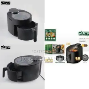 1500w Electric Air Fryer - 5l Oil-Free With 12 Presets Led Touch Panel