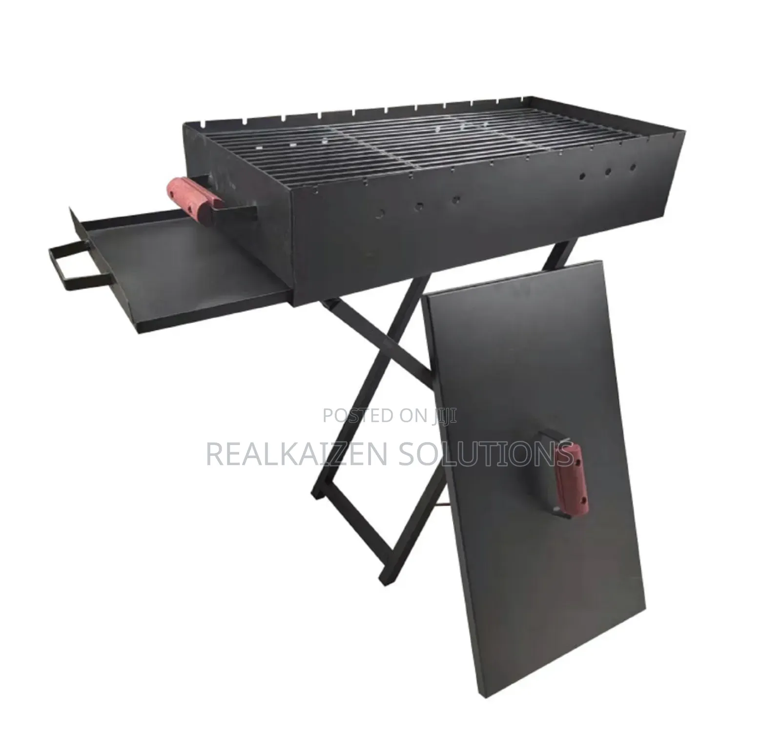 Foldable Freestand Charcoal Heavy Duty BBQ Grill Lid 60-80cm