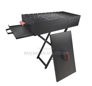 Foldable Freestand Charcoal Heavy Duty BBQ Grill Lid 60-80cm