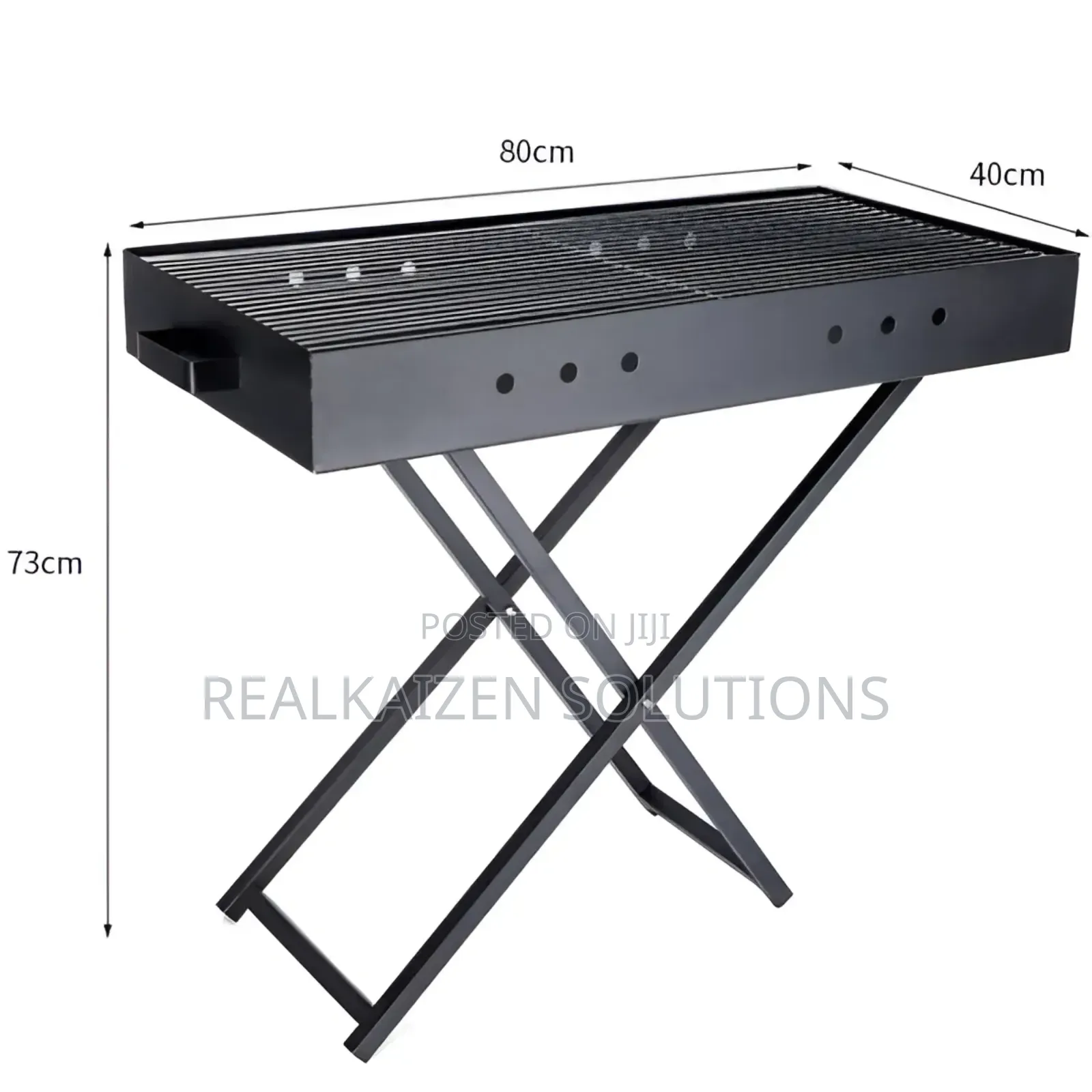 Foldable Freestand Charcoal Heavy Duty BBQ Grill Lid 60-80cm