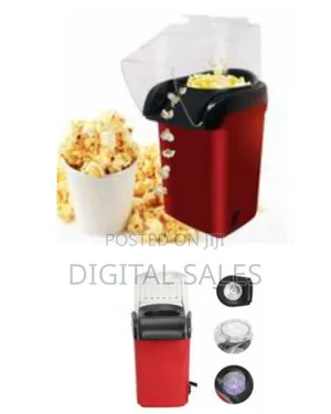 Sokany Hot Air Portable Popcorn Maker Popper Machine- Red