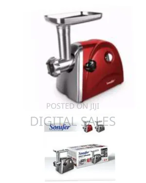 Sonifer Electric Meat Grinder Mincer - Silver