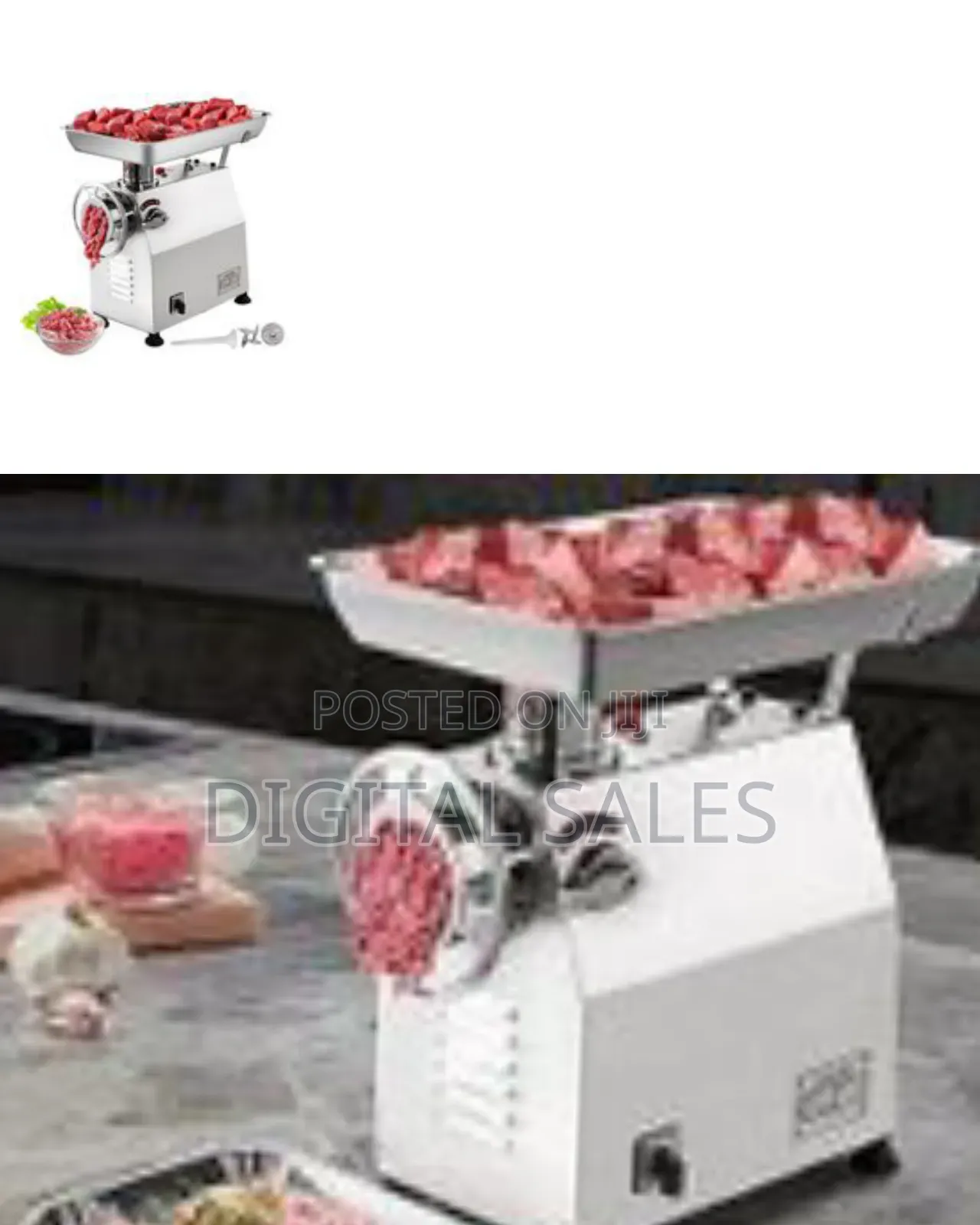Commercial Meat Grinder 770lbs/H Electric Sausage 2200w Stainless
