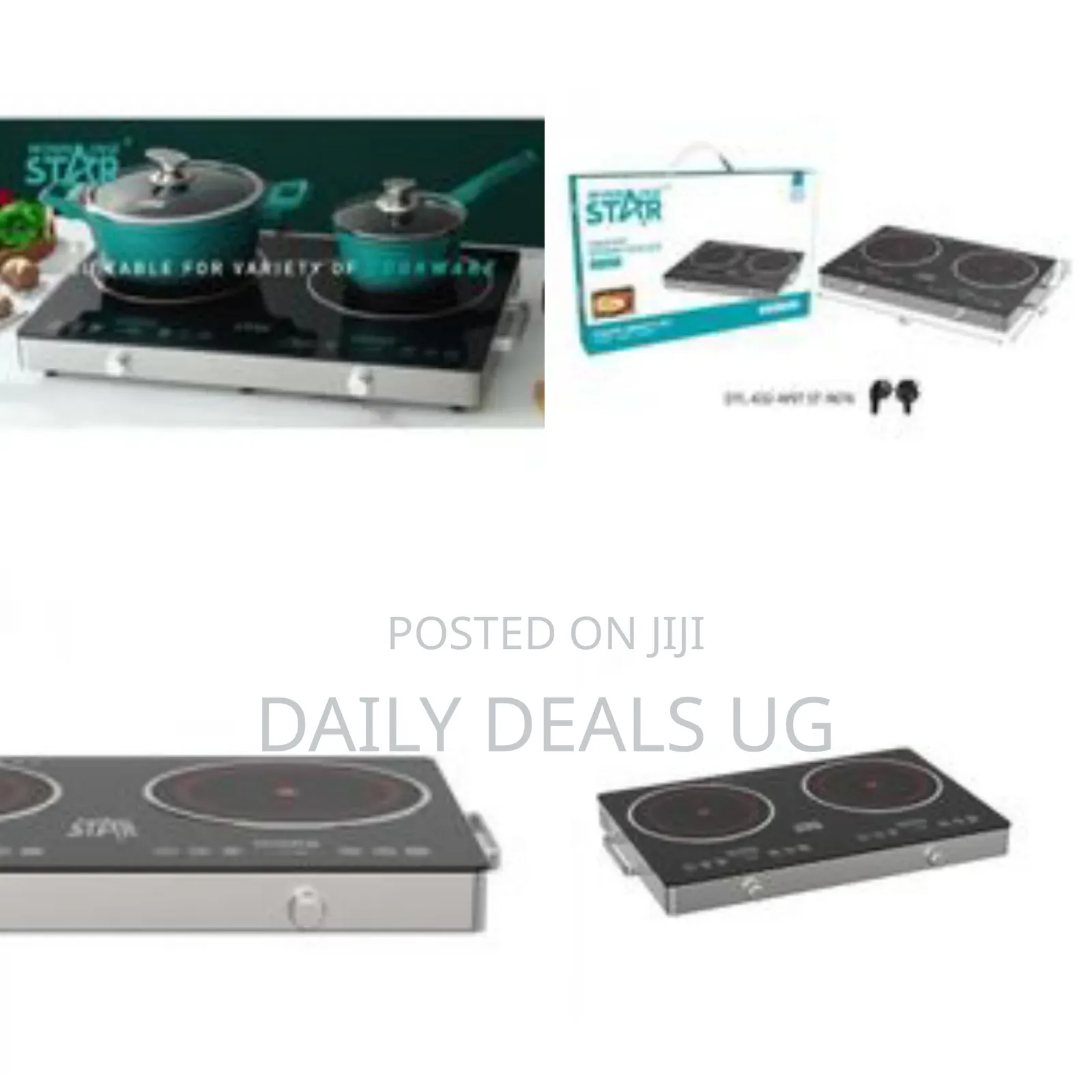 Winningstar Double Induction Cooker Inverter Infrared Cooker Portable