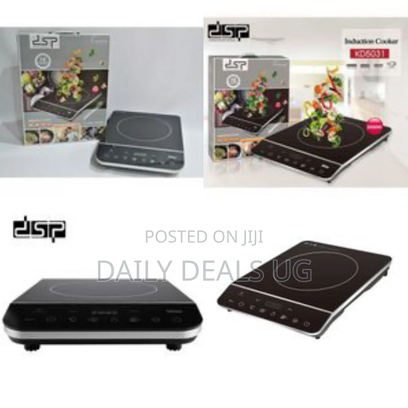 DSP Single Burner Electric Induction Cooker Hot Plate-Black