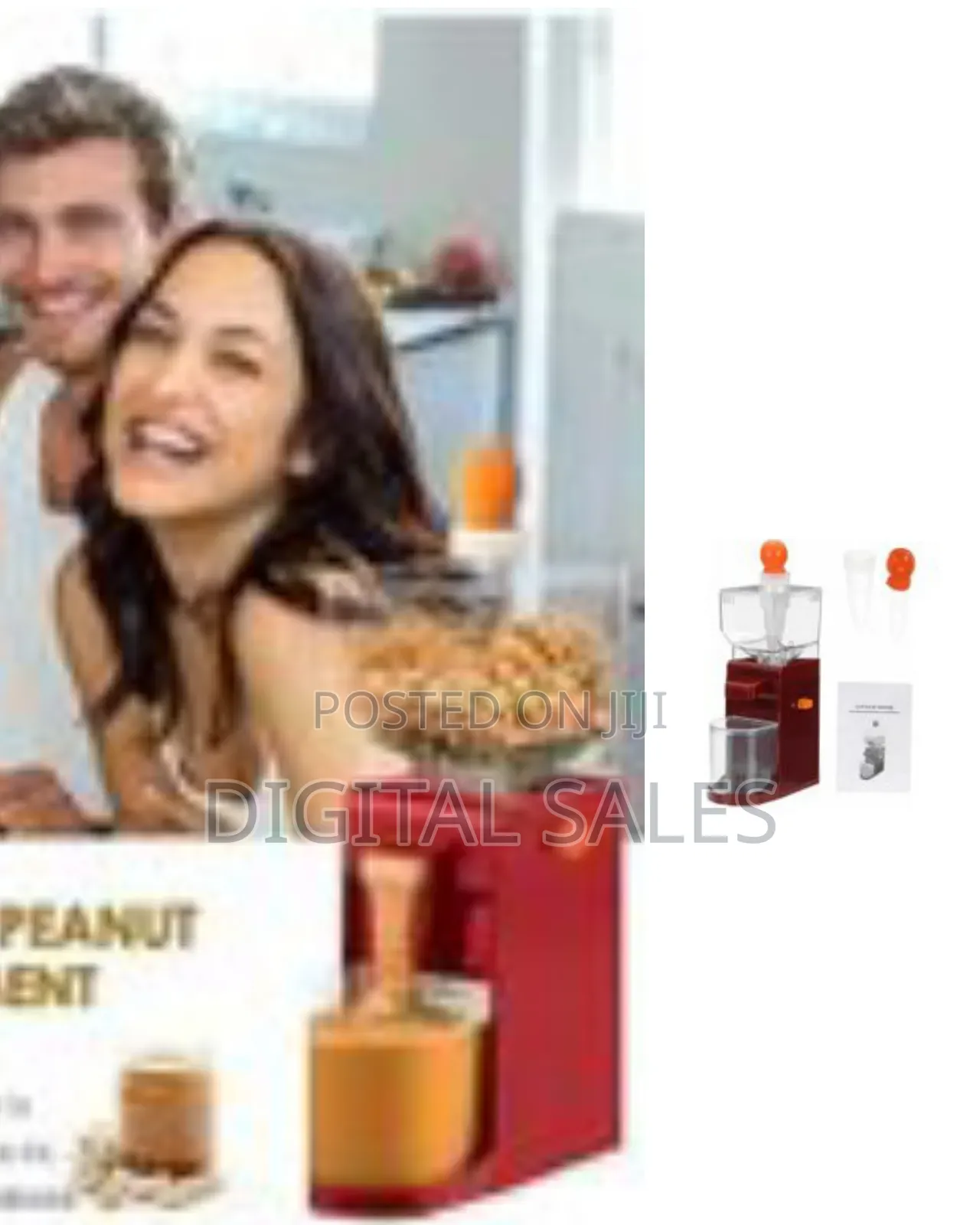 Electric Peanut Butter Maker With Removable Grinding Disk