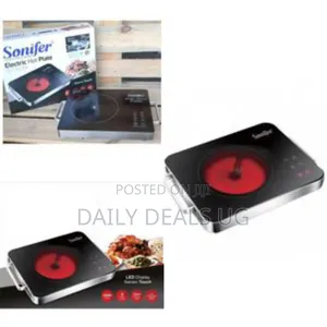 Sonifer Single Burner Electric Induction Cooker Hot Plate-Black