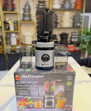 Hoffmans Hm-640 Top-Quality Slow Juicer With Extra Large Feeding Tube