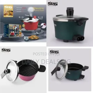 DSP 4.5 Litres Electric Non-Stick Pressure Cooker Soup Pot Boiler Food