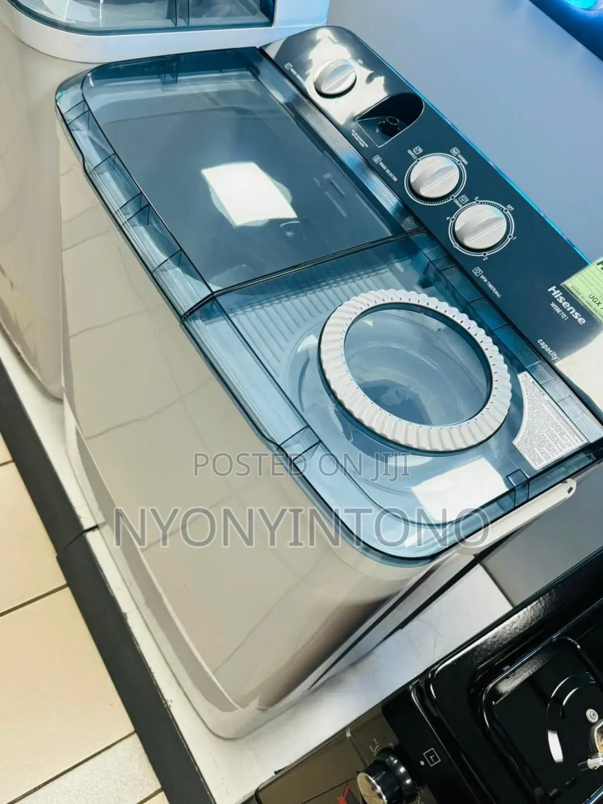 Hisense 10kg Fully Manual Twin Tub Washing Machine