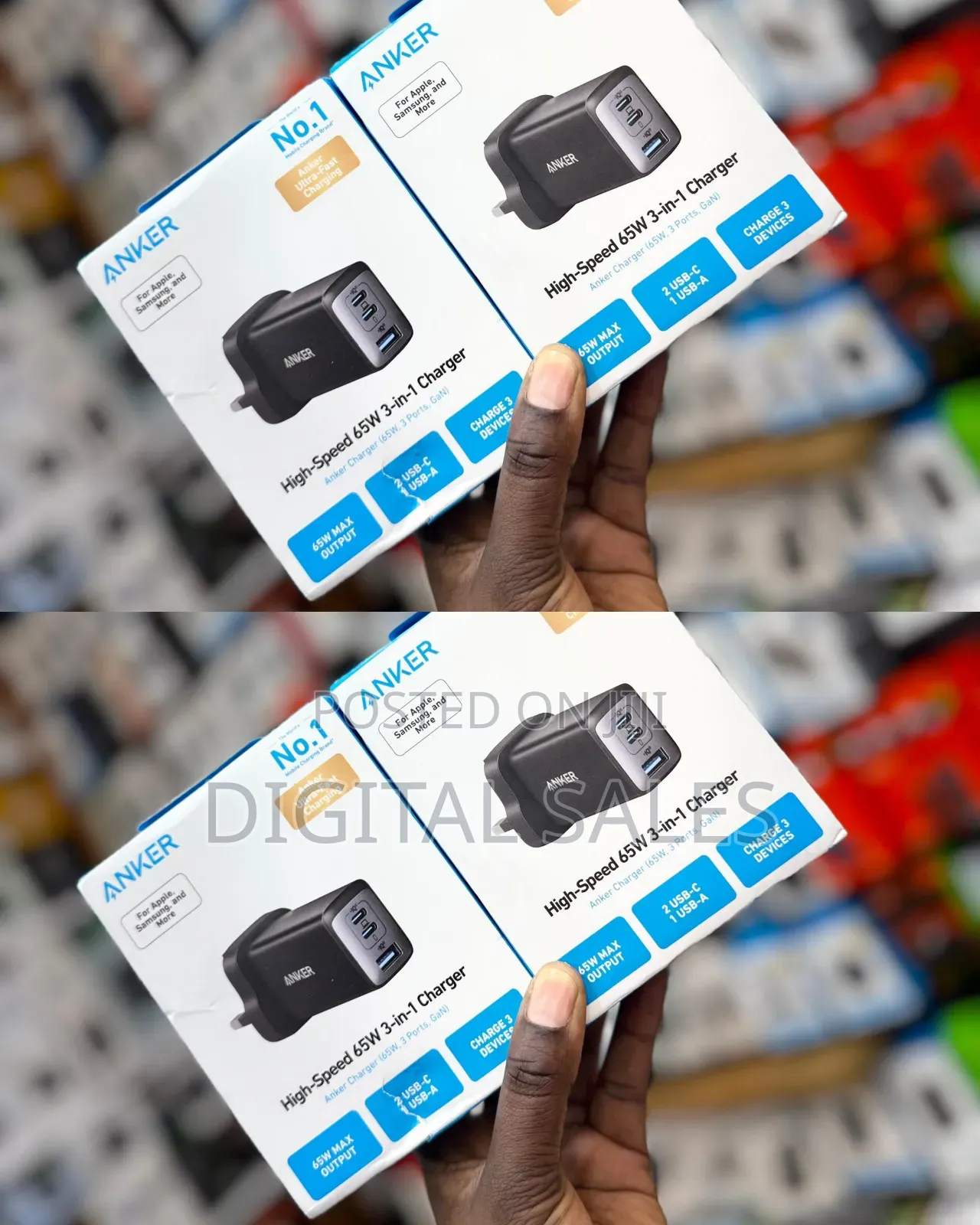 Anker High Speed 65w 3 in 1 Charger