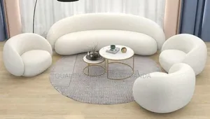 White Bean Shaped Couch in 6 Seaters