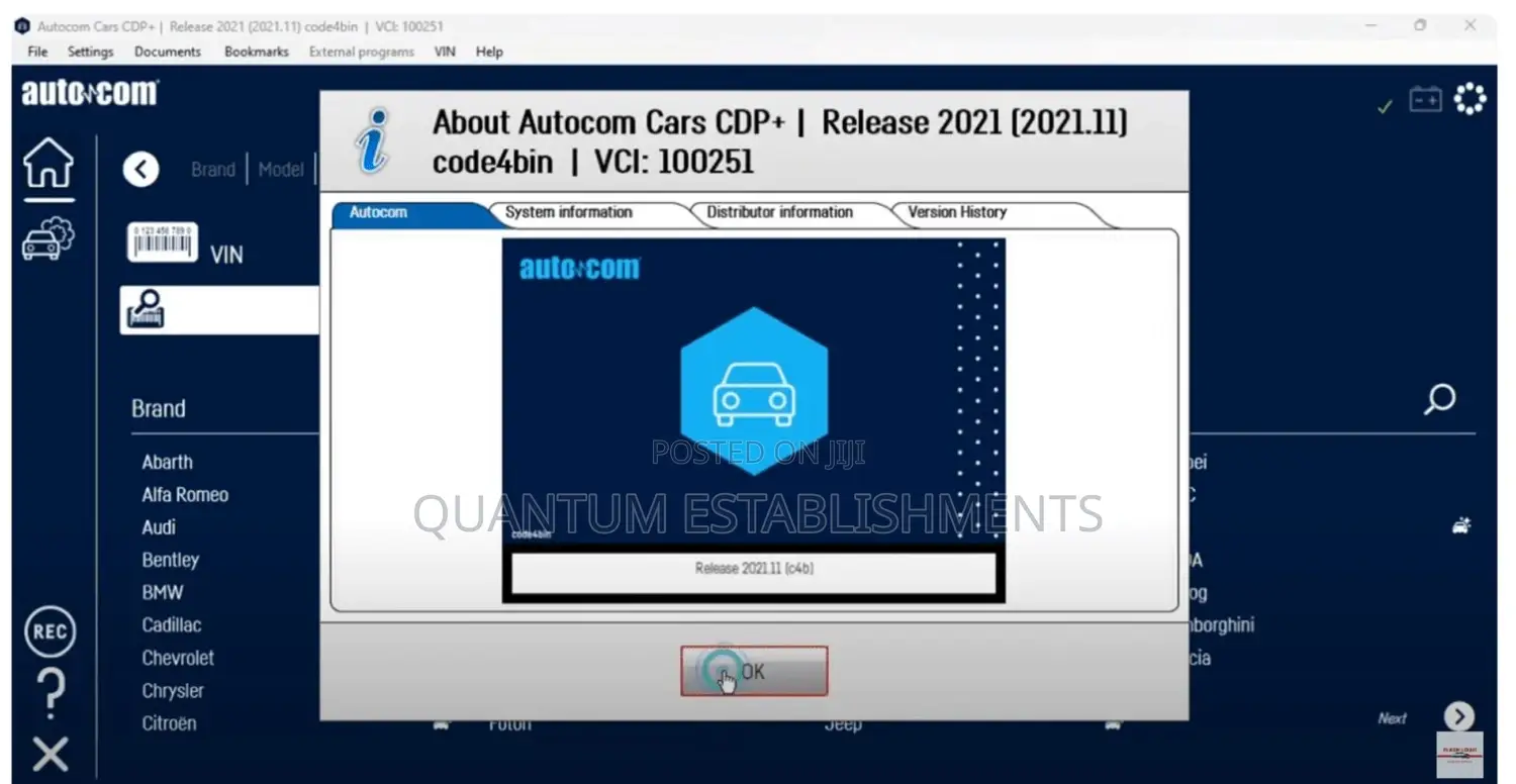 Autocom 2021.11 Diagnostic Software