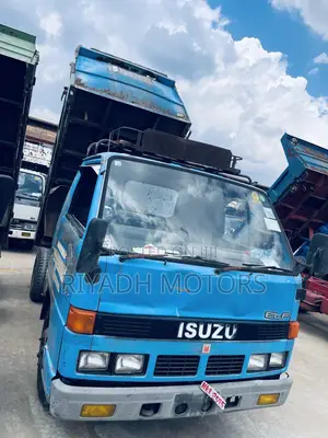 Isuzu Tipper Double Light Blue Color